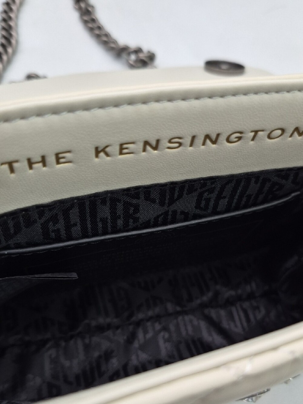 Kurt Geiger 'The Kensington' Embellished Leather Convertable Crossbody - Picture 11 of 13
